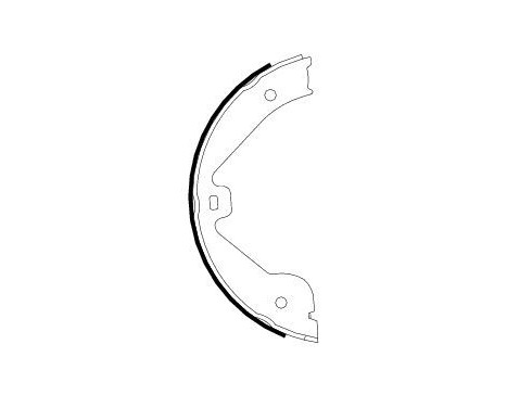 Brake Shoe Kit, parking brake, Image 2
