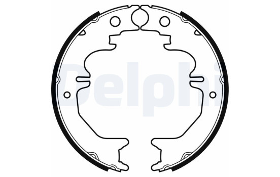 Brake Shoe Kit, parking brake