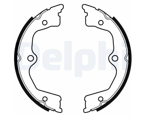 Brake Shoe Kit, parking brake