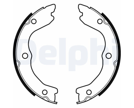 Brake Shoe Kit, parking brake