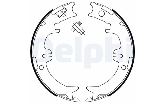 Brake Shoe Kit, parking brake