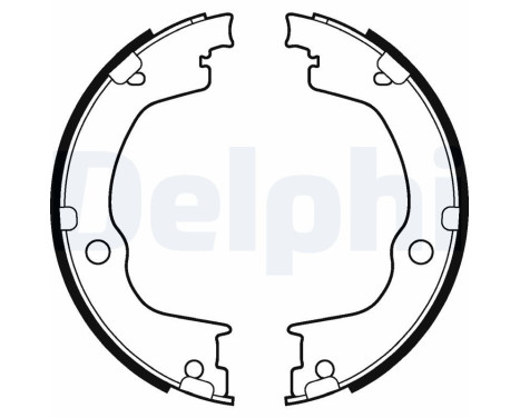 Brake Shoe Kit, parking brake
