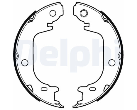 Brake Shoe Kit, parking brake