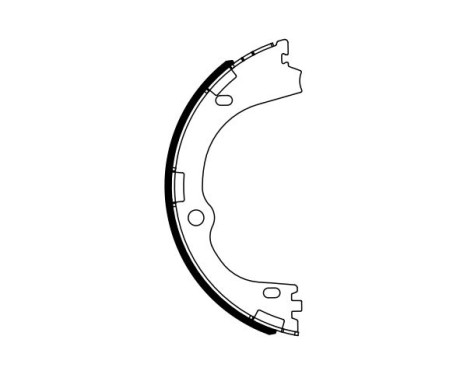 Brake Shoe Kit, parking brake, Image 5