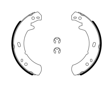 Brake Shoe Kit, parking brake, Image 2