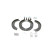 Brake Shoe Kit, parking brake