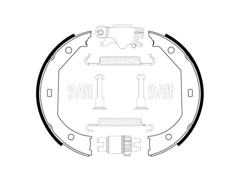 Brake Shoe Kit, parking brake, Image 5