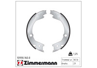 Brake Shoe Kit, parking brake
