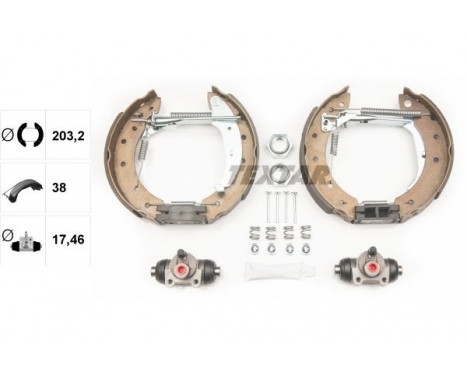 Brake Shoe Kit Shoe Kit Pro