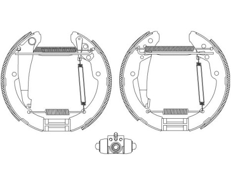 Brake Shoe Kit Shoe Kit Pro, Image 2