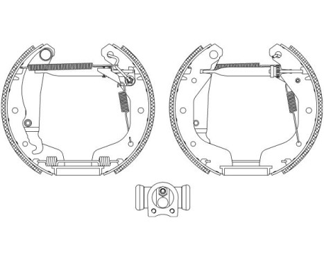 Brake Shoe Kit Shoe Kit Pro, Image 2