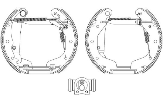 Brake Shoe Kit Shoe Kit Pro, Image 2