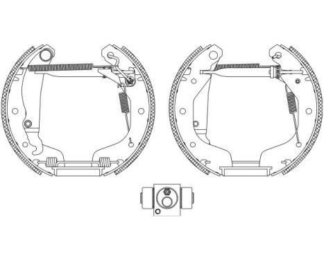 Brake Shoe Kit Shoe Kit Pro, Image 2