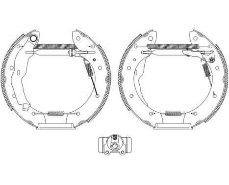 Brake Shoe Kit Shoe Kit Pro, Image 2