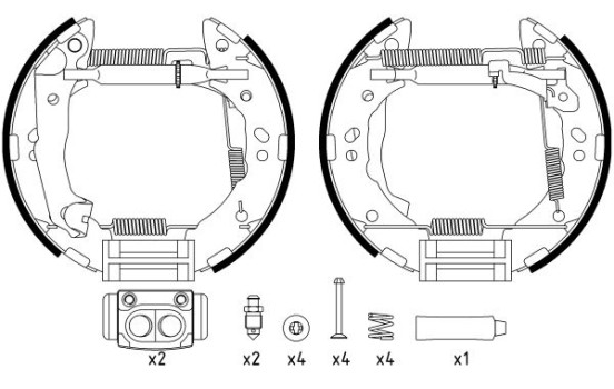 Brake Shoe Kit Shoe Kit Pro, Image 2