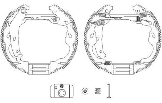 Brake Shoe Kit Shoe Kit Pro, Image 2