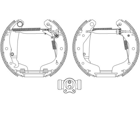 Brake Shoe Kit Shoe Kit Pro, Image 2