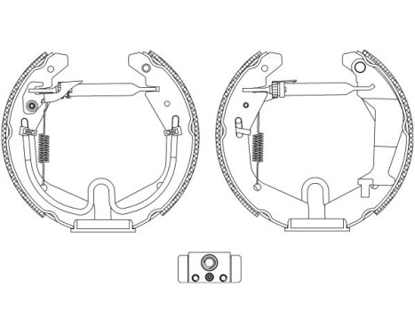 Brake Shoe Kit Shoe Kit Pro, Image 2