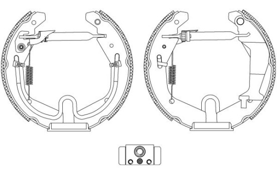 Brake Shoe Kit Shoe Kit Pro, Image 2