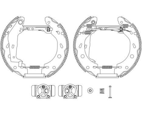 Brake Shoe Kit Shoe Kit Pro, Image 2