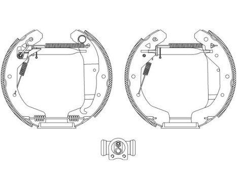 Brake Shoe Kit Shoe Kit Pro, Image 2