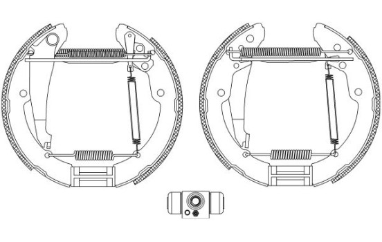 Brake Shoe Kit Shoe Kit Pro, Image 2
