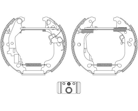 Brake Shoe Kit Shoe Kit Pro, Image 2