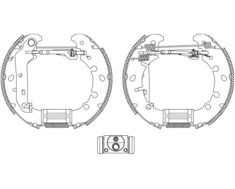 Brake Shoe Kit Shoe Kit Pro, Image 2