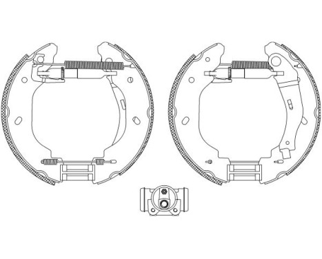 Brake Shoe Kit Shoe Kit Pro, Image 2