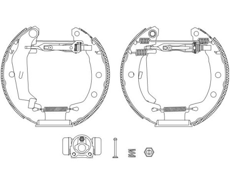 Brake Shoe Kit Shoe Kit Pro, Image 2