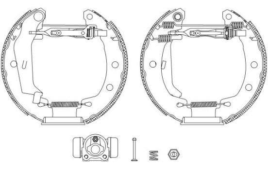 Brake Shoe Kit Shoe Kit Pro, Image 2
