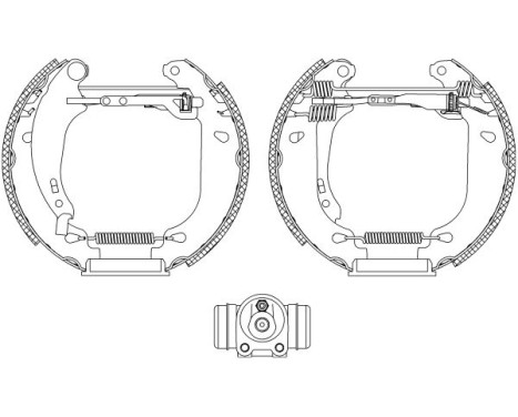 Brake Shoe Kit Shoe Kit Pro, Image 2