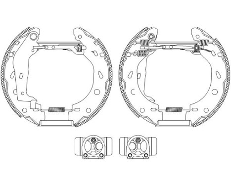 Brake Shoe Kit Shoe Kit Pro, Image 2