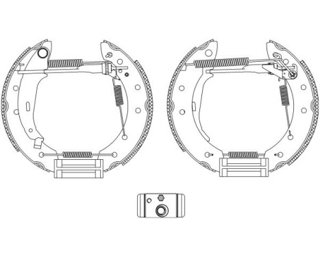 Brake Shoe Kit Shoe Kit Pro, Image 2