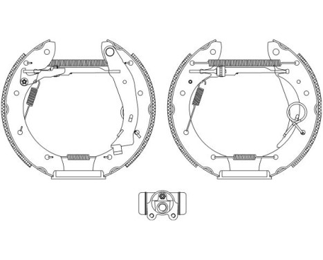 Brake Shoe Kit Shoe Kit Pro, Image 2