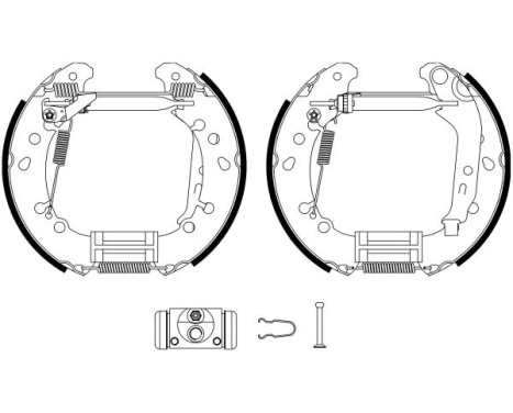 Brake Shoe Kit Shoe Kit Pro, Image 2