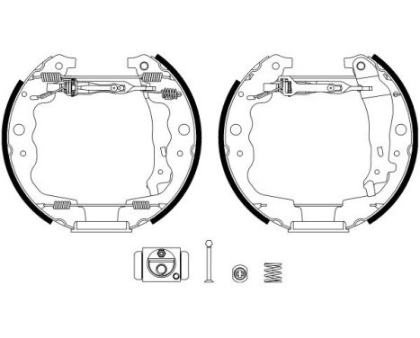 Brake Shoe Kit Shoe Kit Pro, Image 2