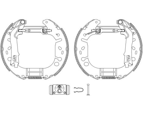 Brake Shoe Kit Shoe Kit Pro, Image 2