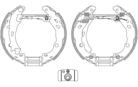Brake Shoe Kit Shoe Kit Pro, Image 2