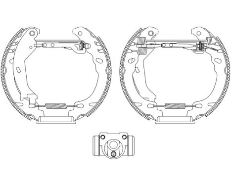 Brake Shoe Kit Shoe Kit Pro, Image 2