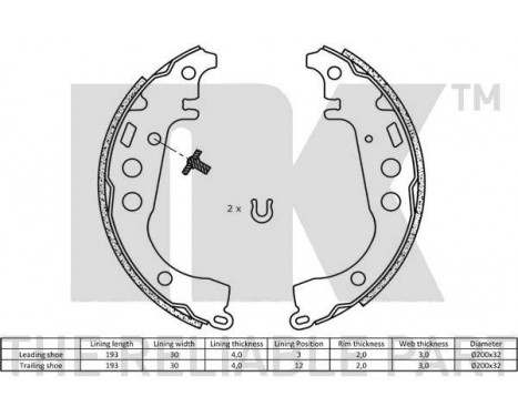 Brake Shoe Kit