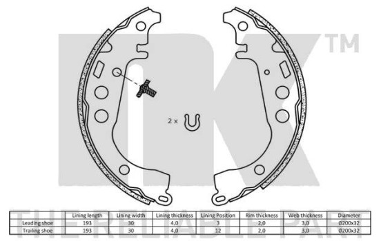 Brake Shoe Kit