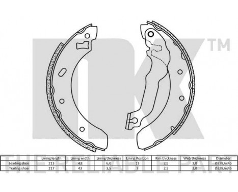 Brake Shoe Kit, Image 2