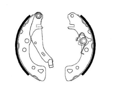Brake Shoe Kit, Image 2