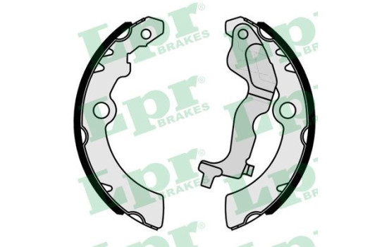 Brake shoe set 01051 Lpr