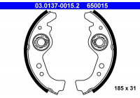 Brake Shoe Set 03.0137-0015.2 ATE