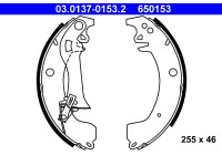 Brake shoe set 03.0137-0153.2 ATE