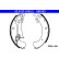 Brake shoe set 03.0137-0153.2 ATE