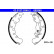 Brake Shoe Set 03.0137-0345.2 ATE, Thumbnail 2
