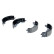 Brake Shoe Set 03.0137-0349.2 ATE, Thumbnail 3